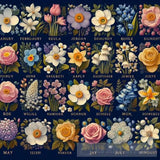 Birth Flowers Family Bouquet Nature Ai Art