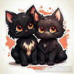 Black Cat Animal Ai Art