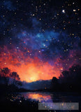 Black Dark Moody Night Abstract Ai Art