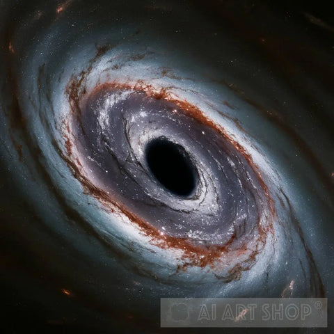 Black Hole Landscape Ai Art