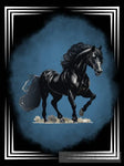 Black Horse Animal Ai Art