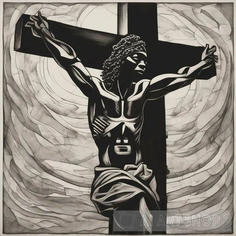 Black Jesus Ai Artwork