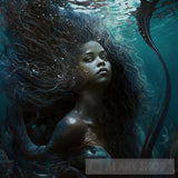 Black Mermaids Ai Artwork