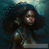 Black Mermaids Ai Artwork