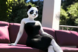 Black One-Piece Panda Model Animal Ai Art