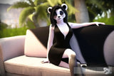 Black One-Piece Panda Model Animal Ai Art