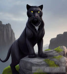 Black Panther Animal Ai Art
