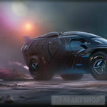 Black Panther Electric Car Modern Ai Art