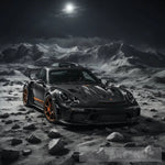 Black Porsche Portrait Ai Art