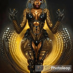 Black Scifi Modern Ai Art