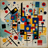 Block Geometry I Abstract Ai Art