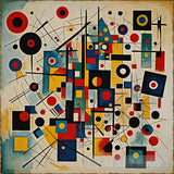 Block Geometry I Abstract Ai Art