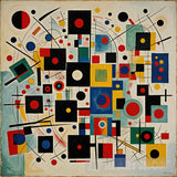 Block Geometry I Abstract Ai Art