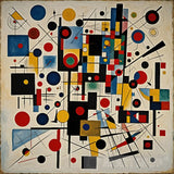 Block Geometry I Abstract Ai Art