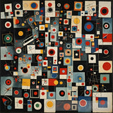 Block Geometry I Abstract Ai Art