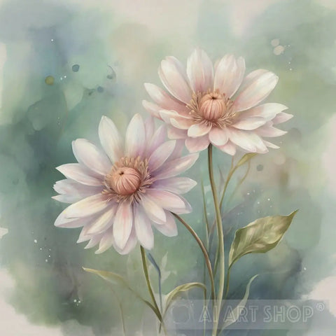 Blooming Elegance Ai Artwork