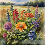 Blooming Meadow Ai Painting