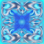 Blue Abstract Painting Ai Art