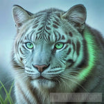 Blue Feline Nature Animal Ai Art