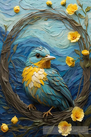 Bluebird Animal Ai Art