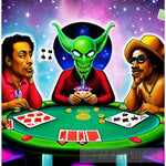 Bluffing In Space Ai Artwork