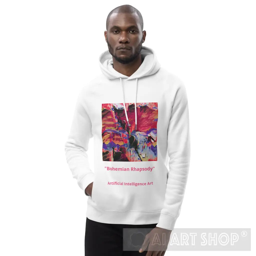 Bohemian Rhapsody AI Art Unisex Pullover Hoodie