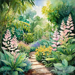 Botanical Paradise 1 Nature Ai Art