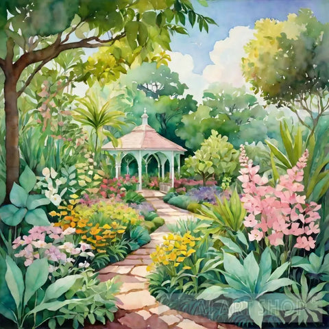 Botanical Paradise 4 Nature Ai Art