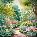 Botanical Paradise 5 Nature Ai Art