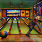 Bowling Ball Alley Modern Ai Art