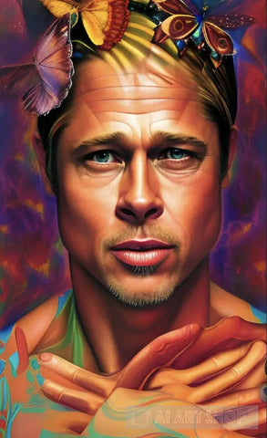 Brad Pitt 1 Ai Artwork