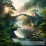 Bridge Of Serenity Architecture Ai Art