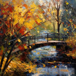 Bridge Over Water 2 Landscape Ai Art