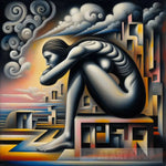 Brooding Woman Surrealism Ai Art