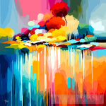 Brushstroke Symphony Canvas Ai Painting