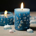 Bubbles Candle Bleu Ai Artwork