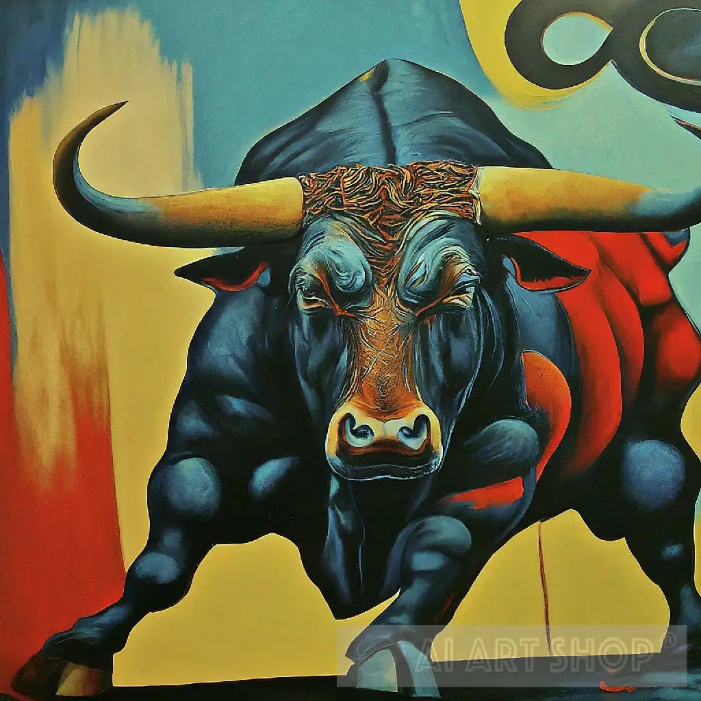 Bull Pop Art