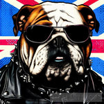 Bulldog Punk Rock 3 (2) Animal Ai Art