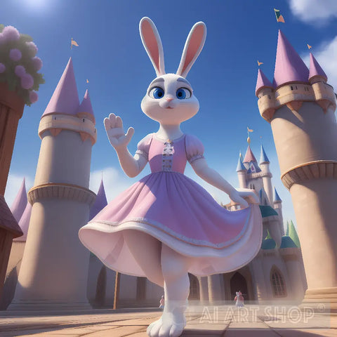 Princess Rabbit Nartuo Bunny Princess Posing