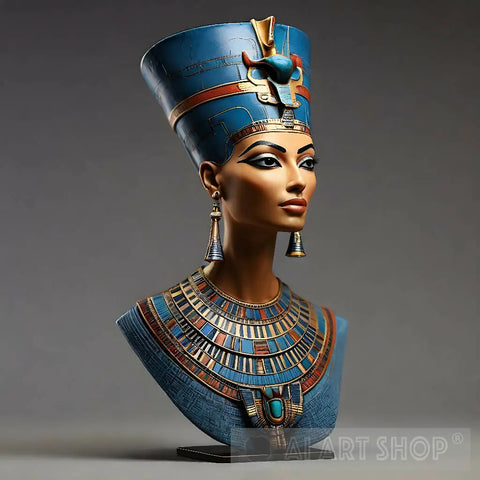 Bust Of Nefertiti Ai Artwork