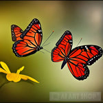 Butterflies Nature Ai Art