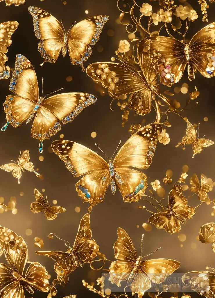 butterfly seamless pattern,