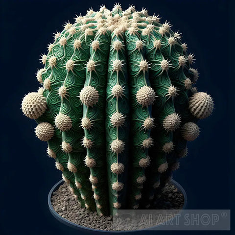 Cactus Plant Ai Painting