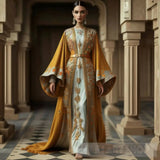 Caftan Traditionnel Morrocan Style Ai Painting