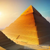 ’Captivating Depiction: The Ancient Majesty Of Egyptian Pyramids’ Portrait Ai Art