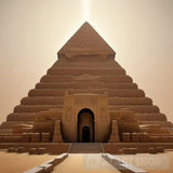 ’Captivating Depiction: The Ancient Majesty Of Egyptian Pyramids’ Portrait Ai Art