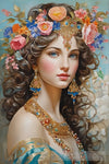 Captivating Painting Portrays A Resplendent Young Woman Portrait Ai Art