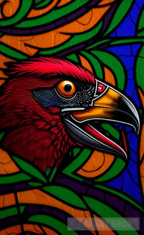 Cardinal Bird 14 Ai Artwork