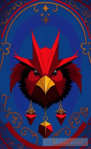 Cardinal Bird 15 Ai Artwork