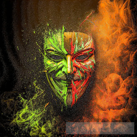 Carnival Mask Vendetta Portrait Ai Art
